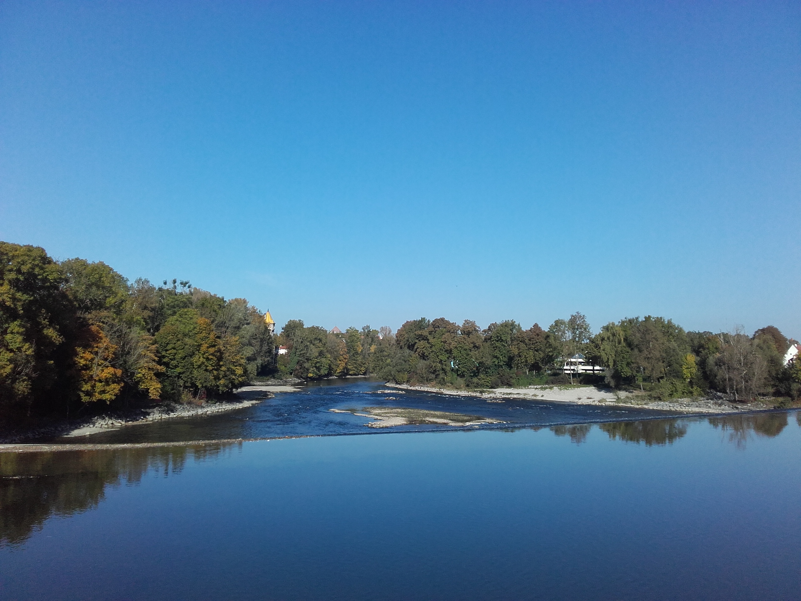 Lech_Landsberg am Lech_Herbst_Fluss_Licht
